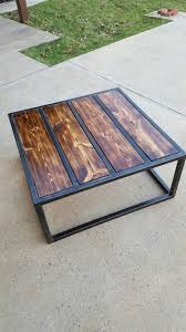 You can choose from a wide variety of three piece table sets with glass tops on wood or metal bases. Steel And Wood Coffee Table Metal Wood Coffee Table Coffee Table Wood Wood Coffee Table Diy