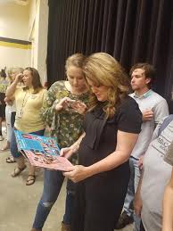 The 2019 yearbook dedicatee is Ms. Amy Gunderman! She is a dedicated  teacher, a caring person and a true Bobcat!! 💛🖤🐾  Congratulations!👏🎉#dedicatedteacher