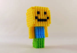 Easy To Make Roblox Noob 3d Perler Bead Pattern Krysanthe In 2020 3d Perler Bead Perler Bead Patterns Perler Beads Designs
