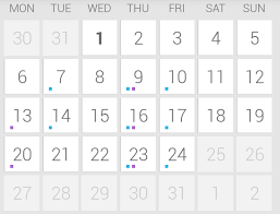 Github Vdesmet93 Holo Calendar A Holo Calendar Library For Android