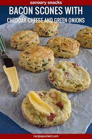 Easy Cheese Bacon Scones With Spring Onions A Tasty And Deliciously Easy Afternoon Treat Recipe Breakfast Recipes Easy Savory Snacks Savoury Food