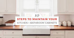 Best of all, they cost under $20. Cabinet Care 10 Steps To Maintain Your Cabinets