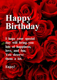 Create wonderful memories with your loved one Valentine Card Design Happy Birthday Greeting Card With Roses