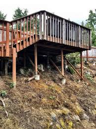 Do i have bats in walls? Deck Piers Failing Slope Eroding Out From Under Fine Homebuilding
