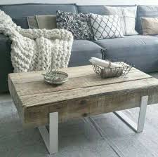 Table Basse Bois Campagne Chic Table De Salon Idees Decoration Maison Deco Maison