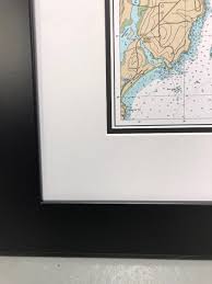 Framed Nautical Chart