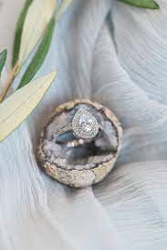 Jennifer Hodder Photography Dusty Blue French Garden Wedding Inspiration Bridal Portra Garden Wedding Inspiration Colored Engagement Rings Pearl Wedding Ring