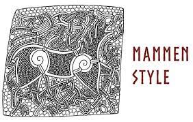 The main motif of the ringerike style is a fantastic animal, quite massive and dynamic, with four paws, something like a mane and multiple tails, which scholars usually call the lion, or the great beast. Art Styles Of The Vikings Look Viking