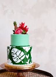 Tropical Fall Wedding Inspiration Florida Wedding Tropical Wedding Cake Cool Wedding Cakes Party Cakes