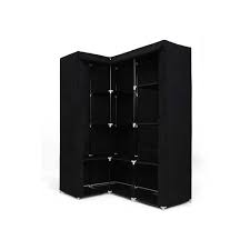 Stoff kleiderschrank telefonzelle garderobenschrank textilschrank. Eck Kleiderschrank Stoff Schwarz