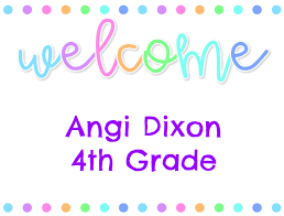 Dixon english study guide (basic class). Angi Dixon Sweet Water High School