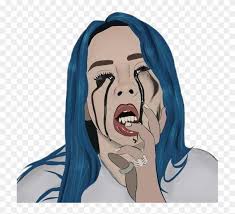 Gif Crying Sad Aesthetic Cartoon Drawings Png Gif Crying Billie Eilish Party S Over Transparent Png 719x684 2901328 Pngfind Especially cute anime girls and boys being cute. gif crying sad aesthetic cartoon