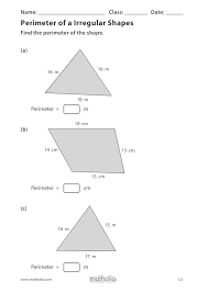 Perimeter Of A Irregular Shapes In 2020 Play To Learn Printable Worksheets Math Worksheet