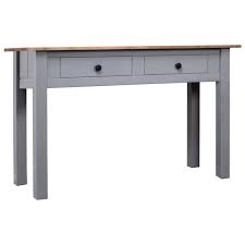 Maybe you would like to learn more about one of these? Magnifique Console Contemporain Table Console Table D Appoint Gris 110x40x72 Cm Pin Massif Assortiment Panama Cdiscount Maison