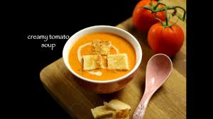Onions, garlic, tomato paste, and canned peeled tomatoes. Tomato Soup Recipe Creamy Tomato Soup Recipe Youtube