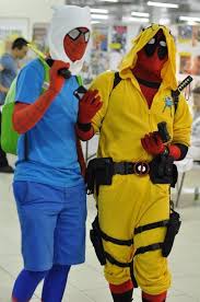 This Is Hilarious Two Guys Cosplaying Super Heros Cosplaying Adventure Time Cosplay Anime Cosplay Costumes Best Cosplay