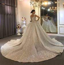Goddess Luxury Dubai Heavy Sparkle Crystal Vintage Wedding Dress In 2021 Ball Gowns Wedding Wedding Dresses Wedding Dresses Vintage