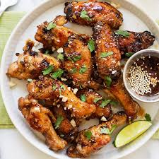 The breading adds a crisp coating or crust to the exterior of the chicken while retaining juices in the meat. Sticky Asian Chicken Wings Rasa Malaysia