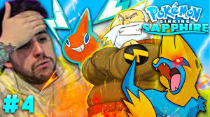 LÍDER ERICO PARALIZA EL LOCKE! *tercer gym* Pokémon Sinking Sapphire  Nuzlocke #4