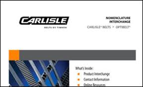 Carlisle Belts Catalog Belt Interchanges Tech Sheets