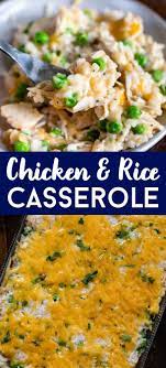 Easy Chicken And Rice Casserole Crazy For Crust Recipe Easy Chicken And Rice Chicken Recipes Casserole Easy Rice Recipes
