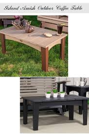 Island Amish Outdoor Coffee Table Rustic Outdoor Decor Outdoor Coffee Tables Rustic Diy