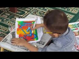 Media pembelajaran mewarnai bentuk yang sama untuk anak paud dan tk 24 koleksi contoh soal psikotes anak tk masuk sd kumpuan contoh soal. Sudut Color Hasil Mewarnai Kaligrafi Dengan Crayon