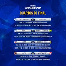 Serán 8 encuentros y únicamente ocho equipos pasarán a los cuartos de final. Manuel Ortega On Twitter Listas Fechas Y Horario De Los Cuartos De Final De La Copa Sudamericana Twitter