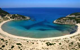 A peloponesse délnyugati részén található methoni és koroni ősi városai között. Voidokilia Strand Dion Zois Villen