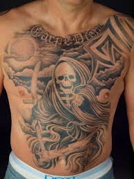 Grim reaper tattoos are a tad bit offbeat and largely give out a sense of grimness to most people out there; Spectacular Gruesome Creepy And Awesome Grim Reaper Tattoos