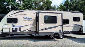 All the tanks are located under the floor to lower the center of gravity for increased storage capacity and improved handling down the road. 2016 Used Coachmen Freedom Express 301blds Toy Hauler In Missouri Mo