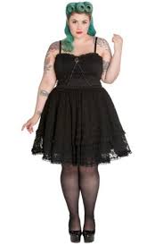 Details About Spin Doctor Plus Size Black Gothic Lace