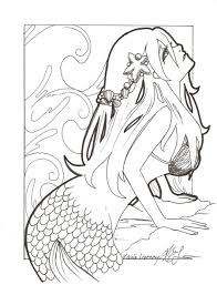 Anime angel coloring pages getcoloringpages. Here Is Ariel With A Fan That You Can Color To All Fans Of The Rave Girls Please Click Here For Mermaid Coloring Book Mermaid Coloring Pages Anime Mermaid