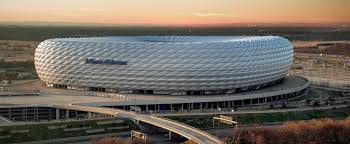 Known as fußball arena münchen for uefa competitions) is a football stadium in munich, bavaria, germany with a 70,000 seating capacity for international matches and 75,000 for domestic matches. Allianz Arena Eso Supernova