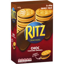 Keep in mind that the ingredients and formulas change, so nutritional information, including trans fat . Ritz Crackers Choc Flavoured Sandwich 160g Woolworths