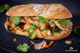 Banh Mi Sandwich Mit Schweinefilet Reisegabel Schweine Filet Schweinefilet Banh Mi