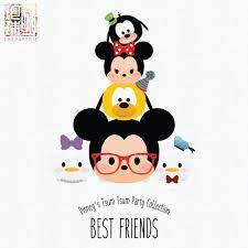 Tsum Tsum Mickey De Disney Y De Personajes De Amigos 300 Ppi Disney Tsum Tsum Tsum Tsum Mickey Tsum Tsum Party