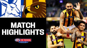 North melbourne football club was founded in north melbourne in 1869 by local cricketers desiring to keep fit over the winter months. Burgoyne Makes History North Melbourne V Hawthorn Highlights Round 20 2019 Afl Youtube