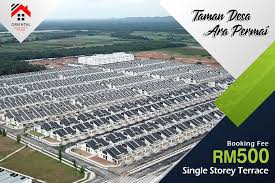 Min price rm 10,000 rm 50,000 rm 100,000 rm 250,000 rm 500,000 rm 1,000,000 rm 2,000,000. Orientalkedahrealty On Twitter Own A House Now With Booking Fee As Low As Rm500 Taman Desa Ara Permai Located At The Town Of Ara Kuda Seberang Perai Utara Single Storey Terrace