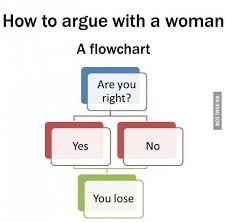 Women Argue Flow Chart Funny Jokes Funny Quotes Women Logic