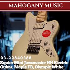 For more info, head over to fender. Squier Mini Jazzmaster Hh Electric Guitar Maple Fb Olympic White Music Media Music Instruments On Carousell