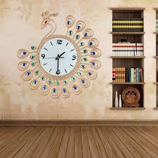 Vreaone frameless diy wall clock,large modern 3d mirror wall clock decor sticker diy clock kit for home living room bedroom office wall decorations(sliver) 4.4 out of 5 stars 1,460 $19.99 $ 19. Elegant Luxury Diamond Large Wall Clocks Metal Living Room Wall Clock Home Decor Home Decor Clocks