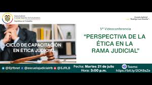Se han encontrado 23 resultados. Perspectiva De La Etica Judicial En La Rama Judicial Youtube
