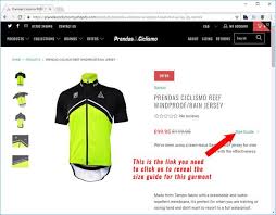 Sizing Guides For Our Cycle Clothing Prendas Ciclismo