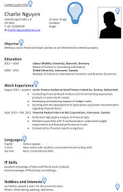 Descriptions (usually as bullet points); Switzerland Cv Sample Careerprofessor Works