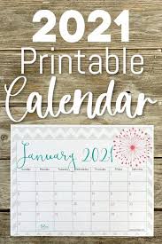 Looking for pretty (and free!) printable calendars? Cute Printable 2021 Calendar For Free Keeping Life Sane