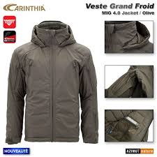 Veste Grand Froid Mig 4 0 Jacket Olive De Carinthia Veste Veste Militaire Fjallraven