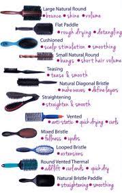 Oval and square paddle brushes are best for straighter hairstyles; Hair Brush Types And Uses