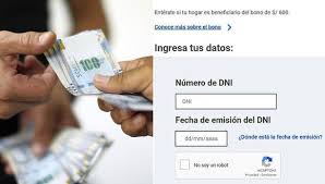 Este bono dólar linked lanzado por el actual gobierno ajusta el capital mediante el tipo de cambio oficial mayorista, que es el de referencia en el mercado. Bono 600 Soles Link Consulta Aqui Con Tu Dni Si Te Corresponde Cobrar Hoy El Subsidio Del Estado Peruano Midis Nuevo Bono Covid 19 Coronavirus Peru Nndc Economia El Comercio Peru