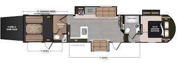 Voltage Rv Floorplans And Pictures Floor Plans 5th Wheel Toy Hauler Rv Floor Plans